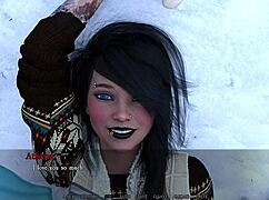 Amazing 3D cartoon threesome in anime hentai game