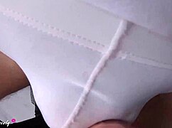 stepsister enjoys messy blowjob and mouth cum from alisa lovely's female pov