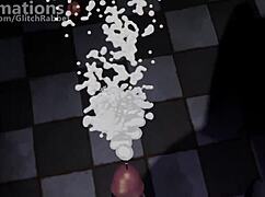 FNAF 2 x SB: Vanny Plays with Toy Chica in 3D