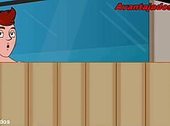 gay cartoon porn with well-endowed hetero guy