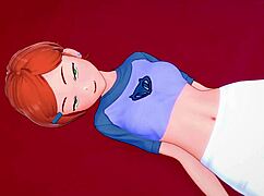 Gwen from Ben 10 finally enjoys adult fun in the hotel!