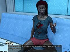 Married busty ebony gets angry in space
