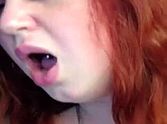 russian pawg redhead with big ass and belly