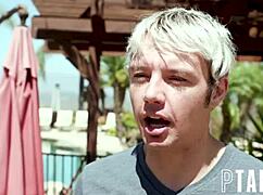 River Lynn And Jimmy Michaels Cuckold Petite Teens In POV Blowjob