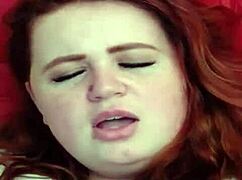 russian pawg redhead with big ass and belly