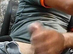 mature soloboy enjoys relaxing massage and self-pleasure session 36