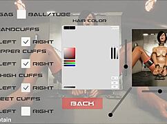 Dominate this 3D bondage!