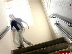 This blonde babe says she loves double cumshots.