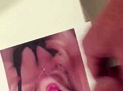 Cum tribute for donna with intense masturbation