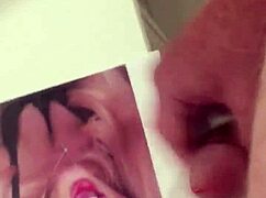 Cum tribute for donna with intense masturbation