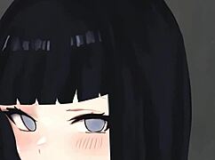 Hinata's hot handjob from her POV.