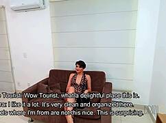 Hey, I came to Brazil's capital and ended up banging a hot short-haired slut