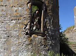 Ever seen nude shooting at abandoned military base Totleben Island 4?
