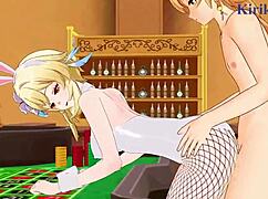 Paimon, Lumine, and Aether in Intense Sex Genshin Impact Hentai