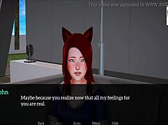 My New Family 90: Brunette With Big Ass In Erotic Game