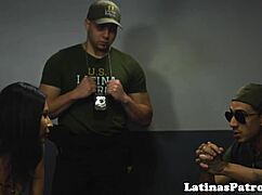 that pretty latina bent over for the immigration officer's hard pounding