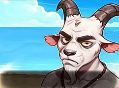 Pig Princess Enjoys Intense Beach Threesome Fun