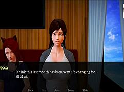 My New Family 90: Brunette With Big Ass In Erotic Game