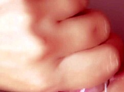 little slut sucks cock for quick cum in mouth