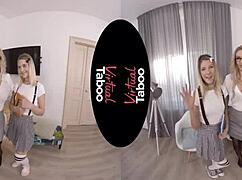 I explored discipline in this virtual taboo scenario with blonde and big tits.