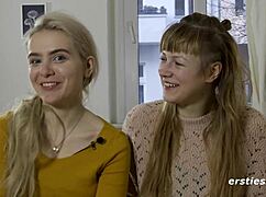 amateur lesbians play with anal beads and dildo?