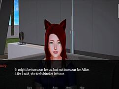 My New Family 90: Brunette With Big Ass In Erotic Game