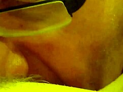 cunnilingus session with husband buried between wife's spreading legs