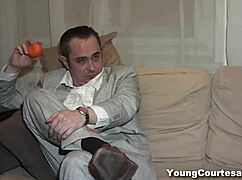 Aubrey, Young European Teen Courtesan, Gets Pussy Creampied and Spanked