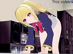 Ai Hoshino and Ruby Hoshino in Wild Oshi No Ko Hentai Scene