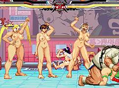 Chang vs cammy in intense anime fucking with cumshot 😈