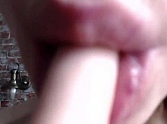 Blonde skinny teen webcam solo show