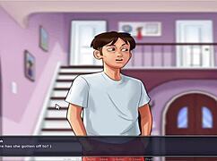 wow, huge tits in summer time saga unc part 7!