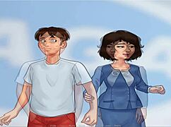 wow, huge tits in summer time saga unc part 7!