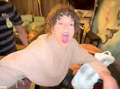 Stepmom Seduces Stepson for Risky Public Bathroom Encounter