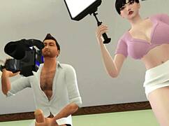 Sims Short Story Explores Asian Japanese Anime Hentai Game Bukkake Blowbang