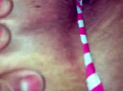 Latina Beauty Bends Over Playfully