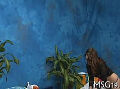 Naughty Teen Babe Gets Oiled Rough Massage