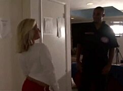 Summer opens her ass during pictures upon seeing huge cock