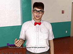 Hot Rich Girl in Sexy Outfit Seduces in 3D Game