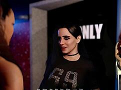 Stripper slut gives blowjob in tales from the deep eve 7 cartoon milf cum striptease