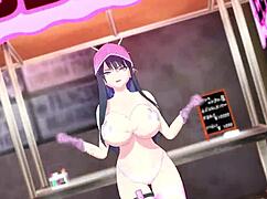 saori gets naughty in this 3d anime hentai scene