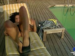 yesenia rock sexhibe on the balcony for all neighbors to see