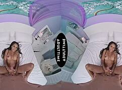 cali sweets titty fucks david lee before riding his big cock hard