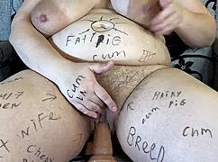 milky mari feels so excited stretching her cum filled pussy before the gangbang