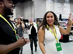 We fucked hard in the parking lot at Exxxotica NJ 2024