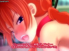 Does this hot redhead anime babe get what she wants?