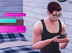 Nerd's First Time Sex In University 3D Hentai