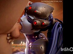 i watch widowmaker in various positions like doggystyle and cowgirl in this compilation