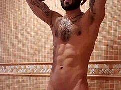 excitement after a hot shower