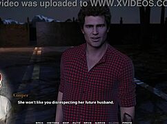 Intense mutual pleasure builds in anime game episode eight